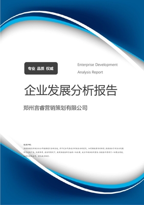 鄭州言睿營銷策劃介紹企業(yè)發(fā)展分析報(bào)告